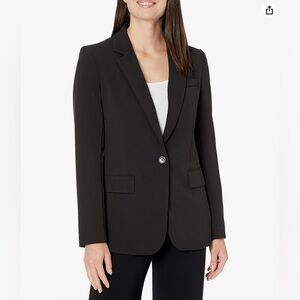 DKNY Women's One-Button Oversized Blazer, Size 12